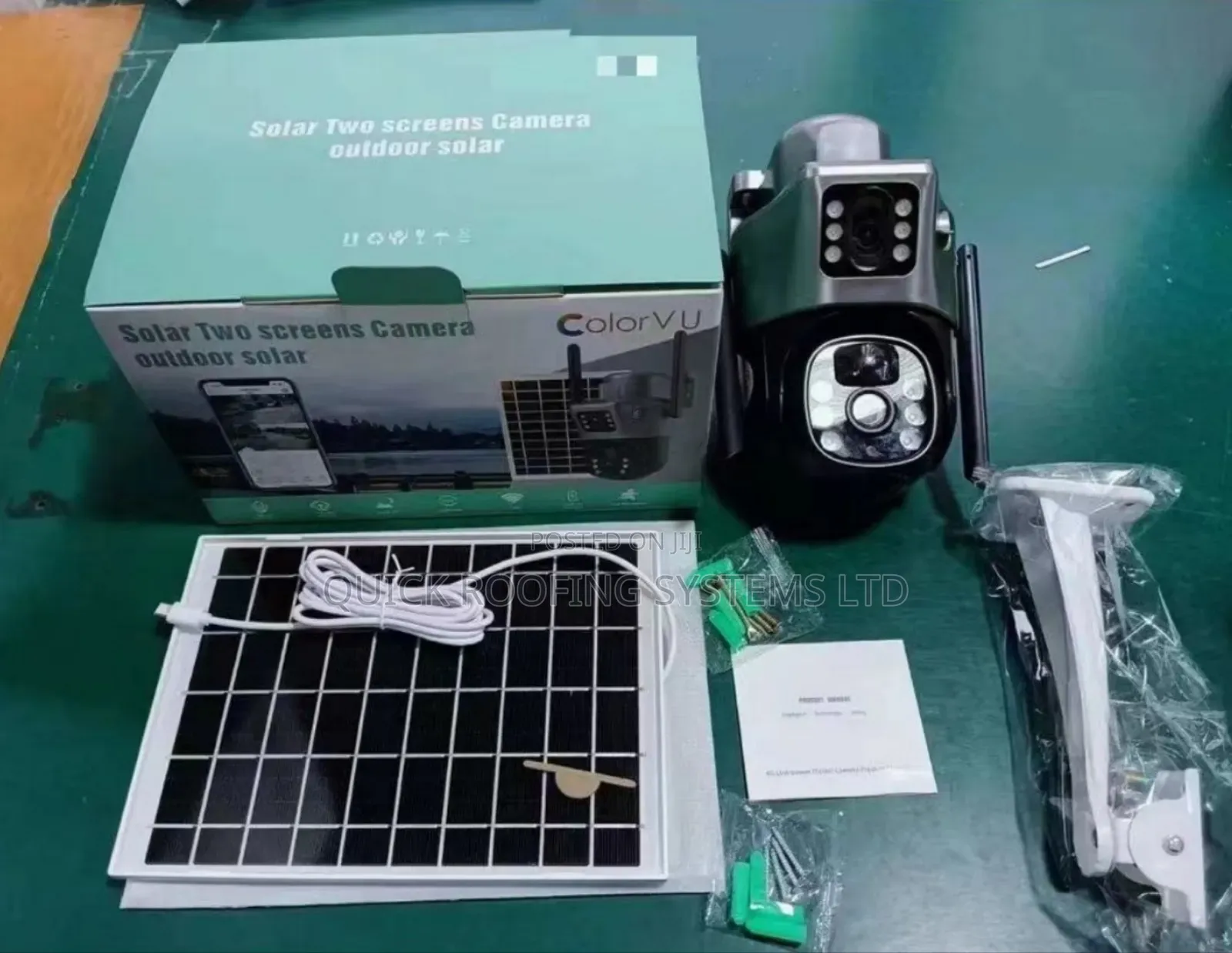Ultra Hd Double Lense Solar Camera.