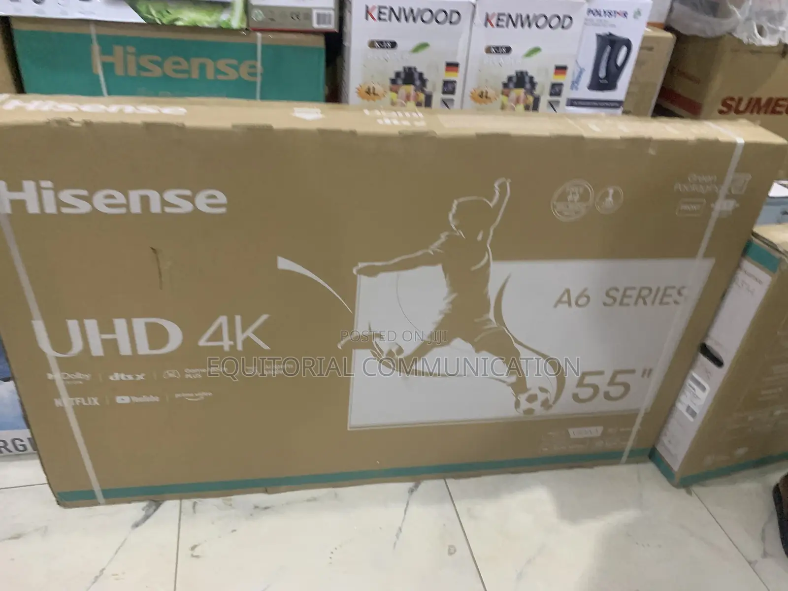 Hisense 55” Smart Tv – Crisp Display Fast Processor