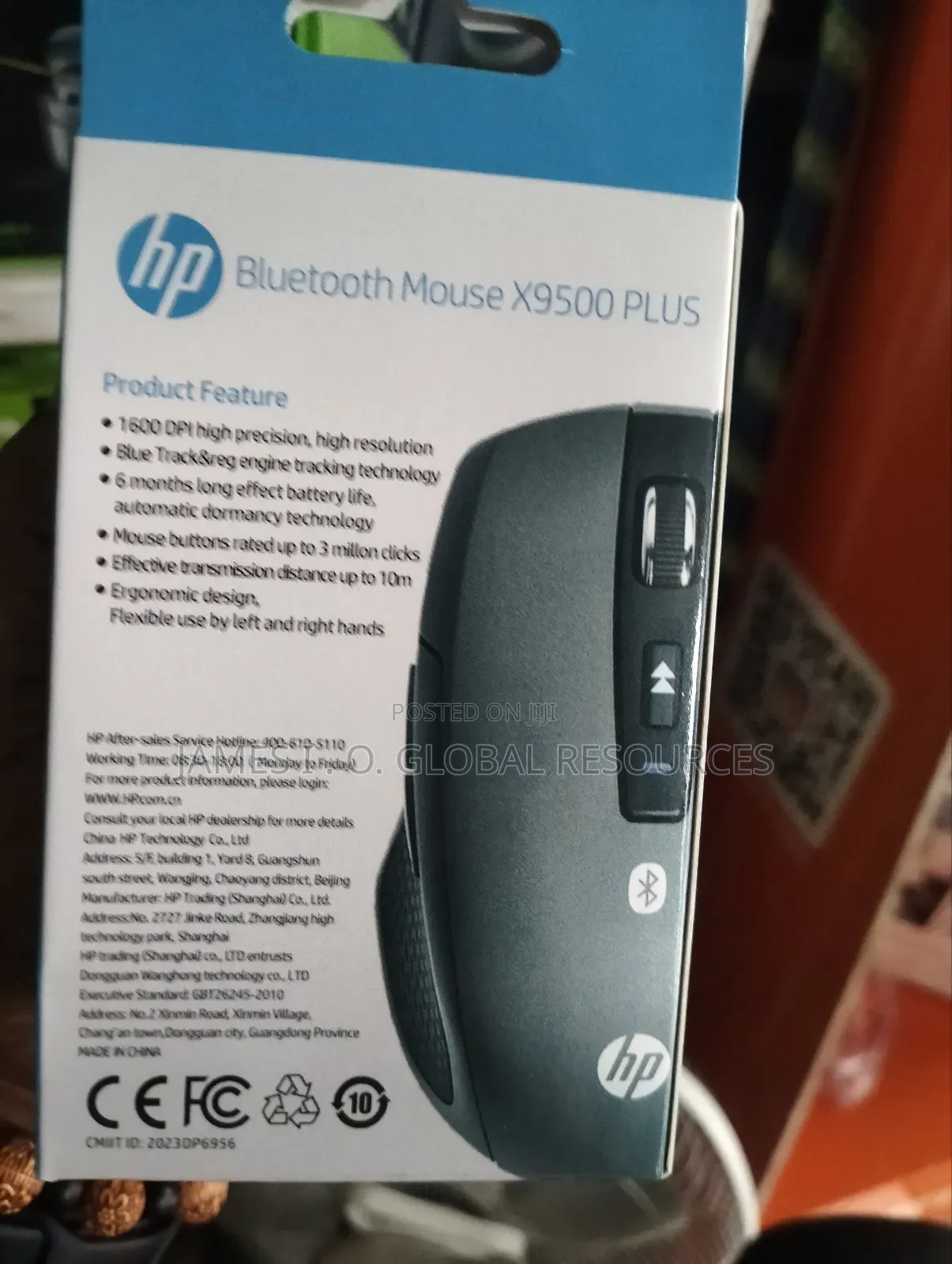 Hp Bluetooth Wireless Mouse X9500 Plus