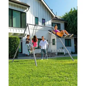 Family Quality Outdoor Two Set Swing Seat and Locker