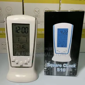 Digital Calendar Temperature Alarm Clock