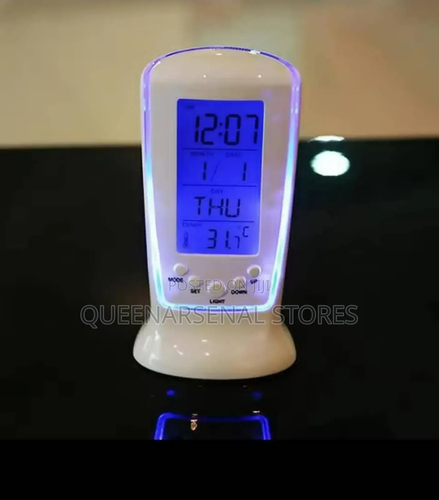 Digital Calendar Temperature Alarm Clock