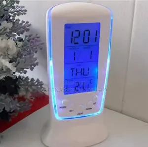 Digital Calendar Temperature Alarm Clock