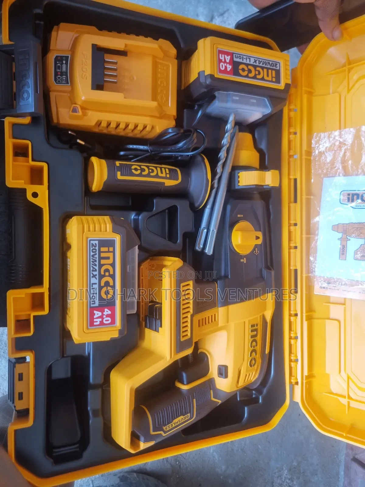Ingco 20v Cordless Rotary Hammer Drill (Crhli20228