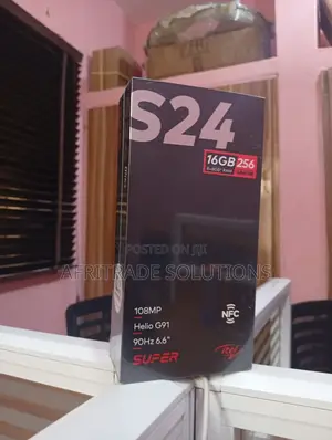 New Itel S24 256 GB Black