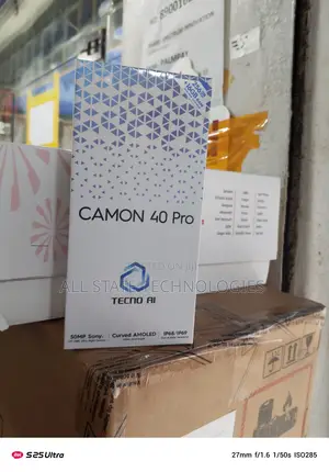 New Tecno Camon 40 Pro 256 GB Black