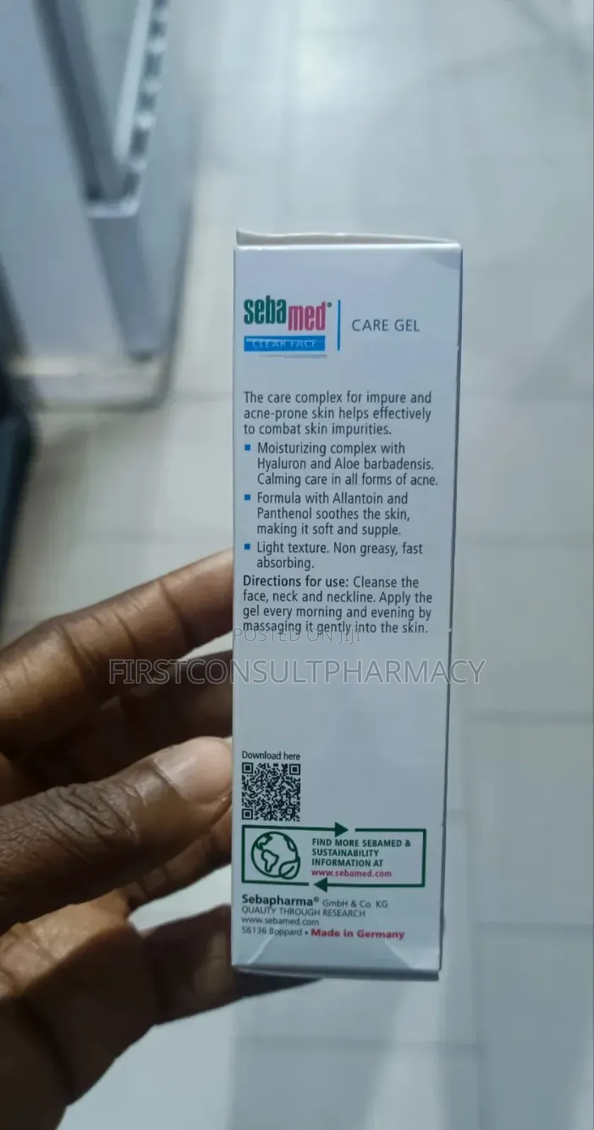 Sebam Clear Face Care Gel 50ml