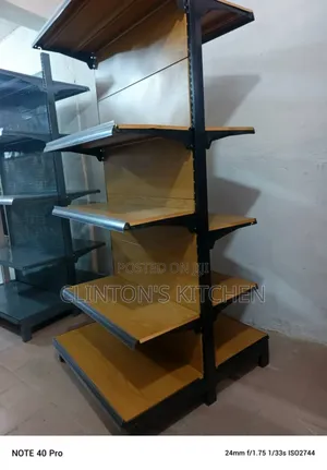 Double Supermarket Shelves Available