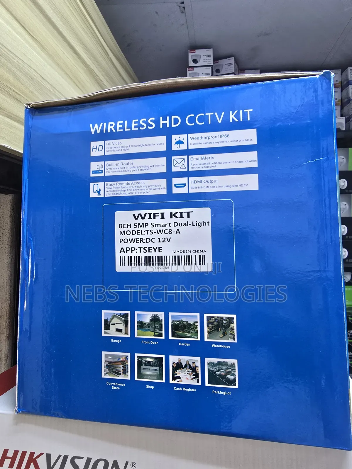 Oscarvision 4ch 5mp Colorvu Wireless Camera