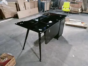 1.2m Smart Glass Office Table