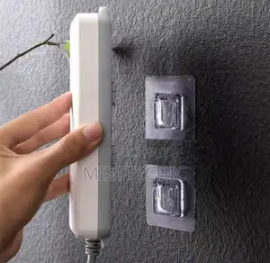 Multi-purpose Transparent Hooks Double