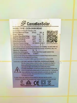 350watts Canadian Panel