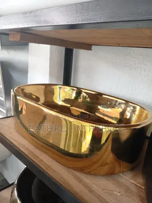 Unique Gold Countertop Basin