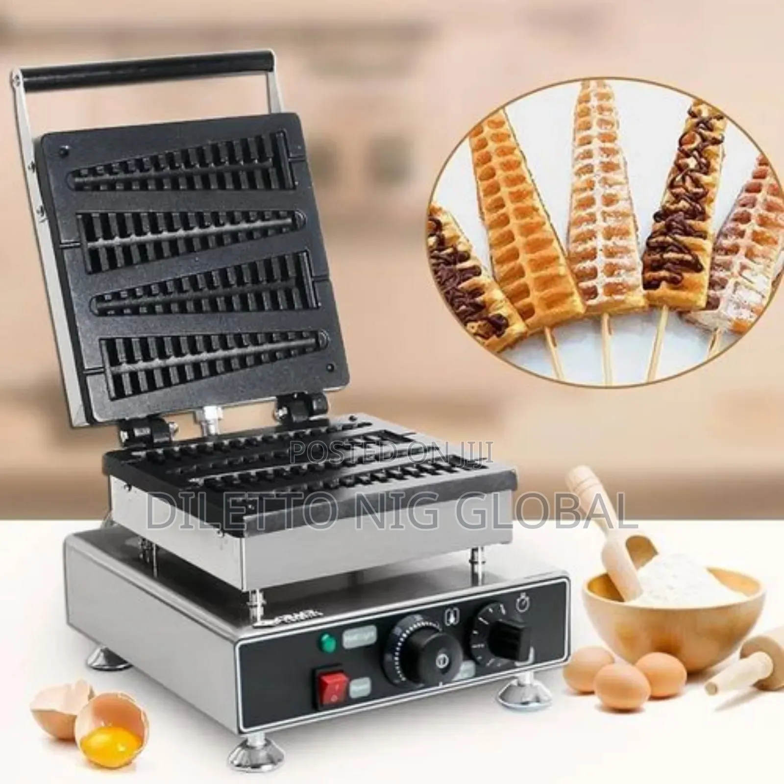 Commercial Stick Waffle Maker