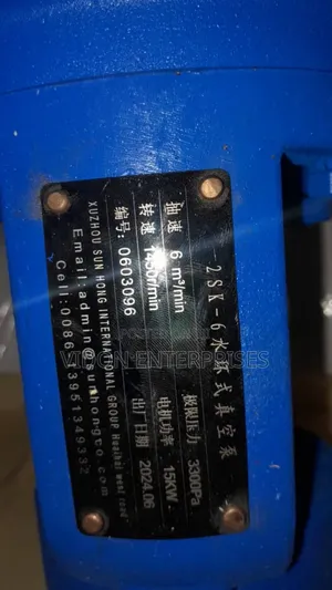 Separate Water Vacuum Pump