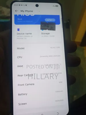 New Tecno Camon 40 Premier 256 GB Bronze