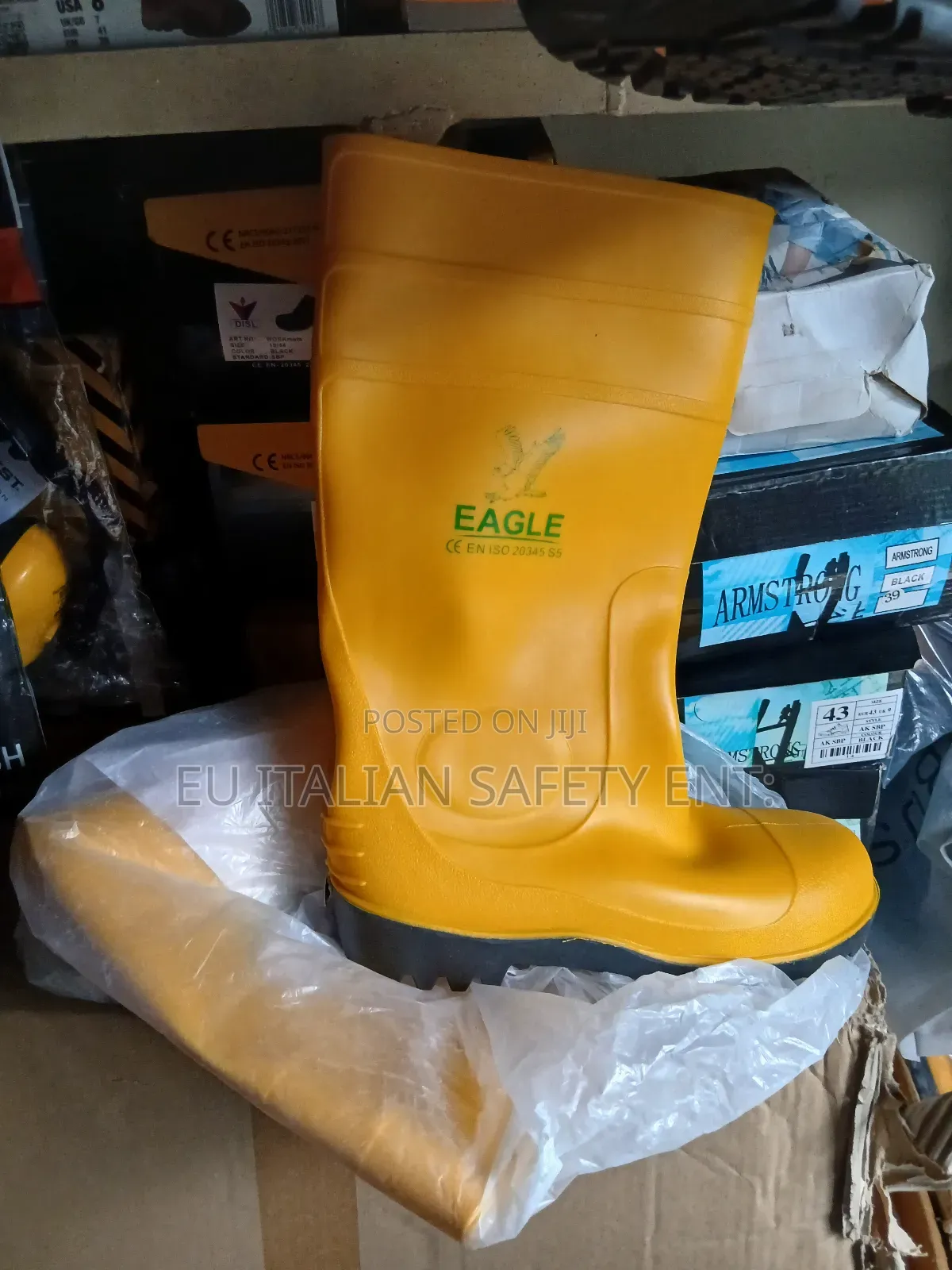 Safety Yellow Rain Boot