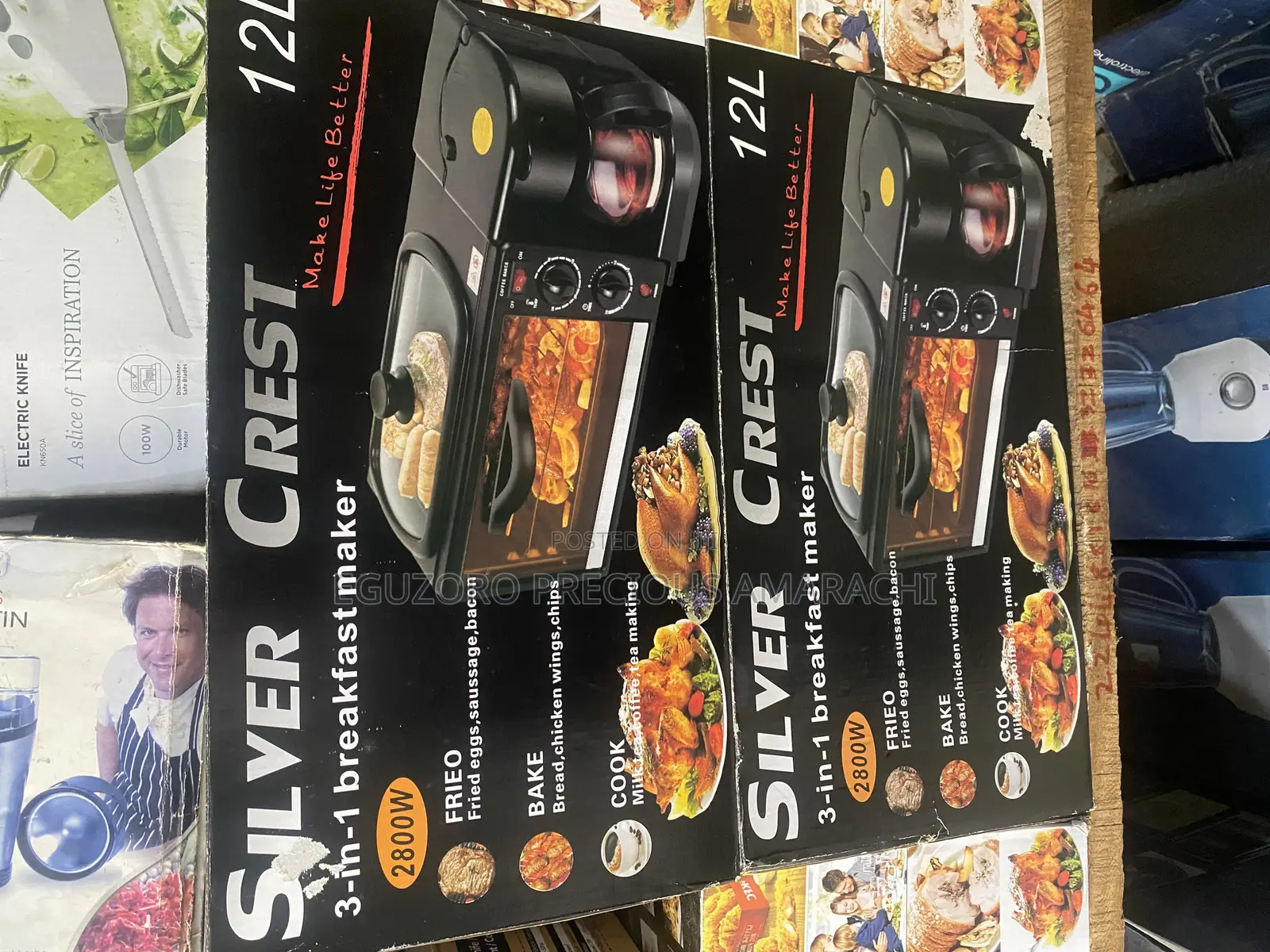 Silver Crest 3 in 1 Breakfast Maker - Oven, Grill, Coffee Maker
