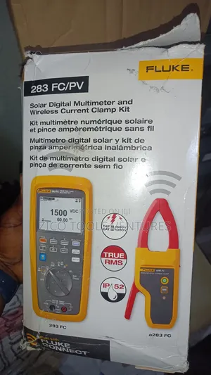 Fluke 283 Fc/Pv Solar Digital Multimeter and Wireless Current Clamp