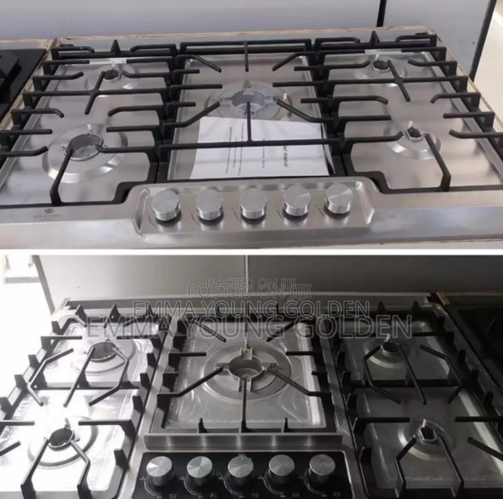 Durable 5-Burner Gas Cooker