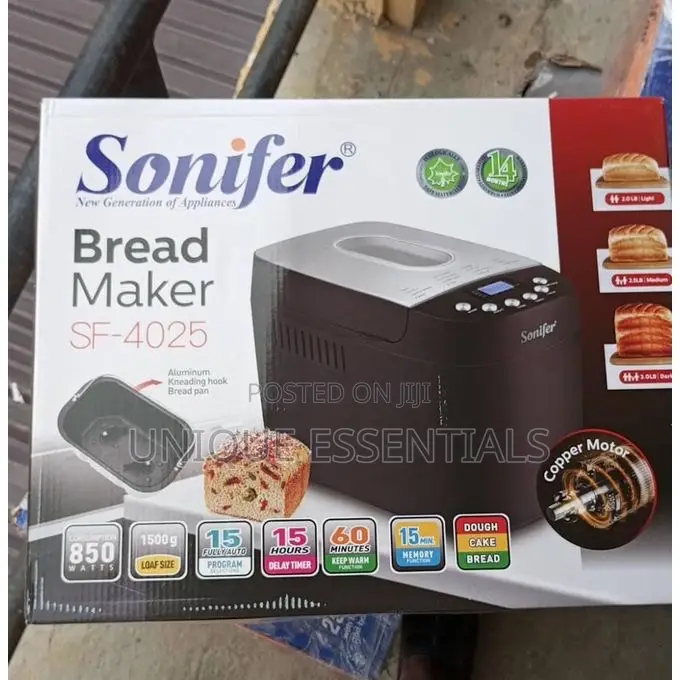 Sonifer 15 Programs Digital Electric Automatic French Bread Maker