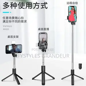 R1s Selfie Stick With Light