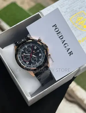 Poedagar Quality Men Chain Strap Wristwatch