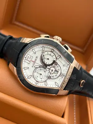 Aigner Quality Luxury Men Genuine Leather Wristwatch