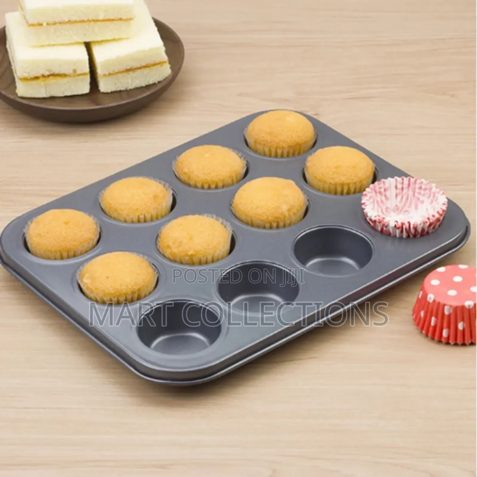 Durable 12 Cup Muffin Tray / Cup Cake Mould Pan