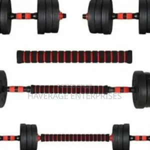 Dumbbell Set With Barbell Extension - 30kg