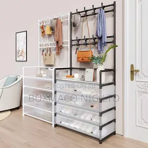 Multipurpose Dust-Proof Shoe Rack, Bag, Hat Cap ,Tie Organizer