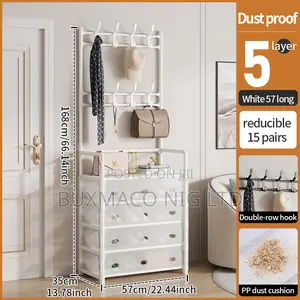 Multipurpose Dust-Proof Shoe Rack, Bag, Hat Cap ,Tie Organizer