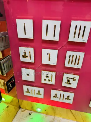 Luxury Slim Button Socket Swishes Black White Colors With Guarantee