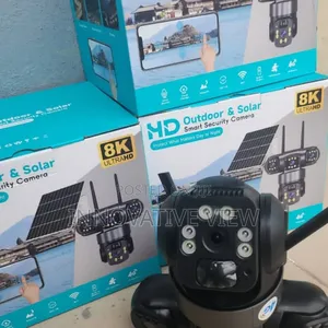 Three Lens CCTV Security 4g CCTV Camera