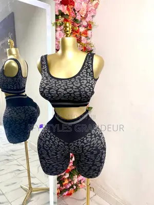 Active Wear Gym Set - Black