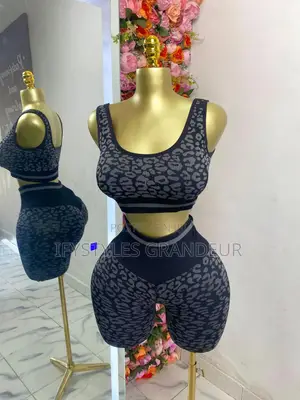 Active Wear Gym Set - Black
