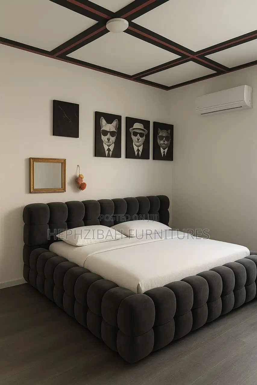 6 X 6 Black Bubble Bedframe