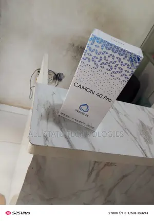 New Tecno Camon 40 Pro 256 GB Black