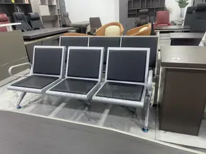 3 Seater Metal Waiting Chair for Office/Reception/Airport