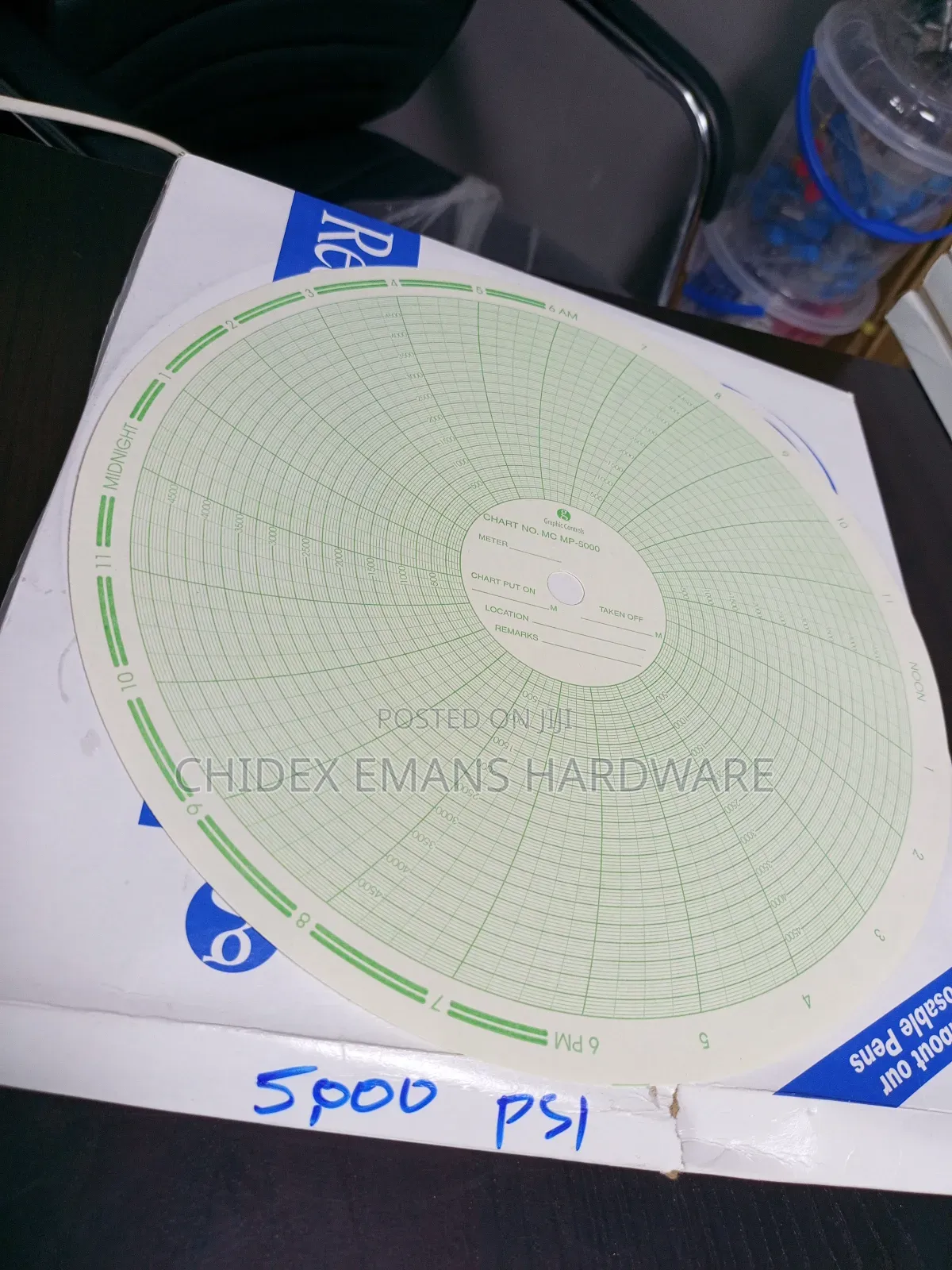 5000 Psi Barton Chart Paper