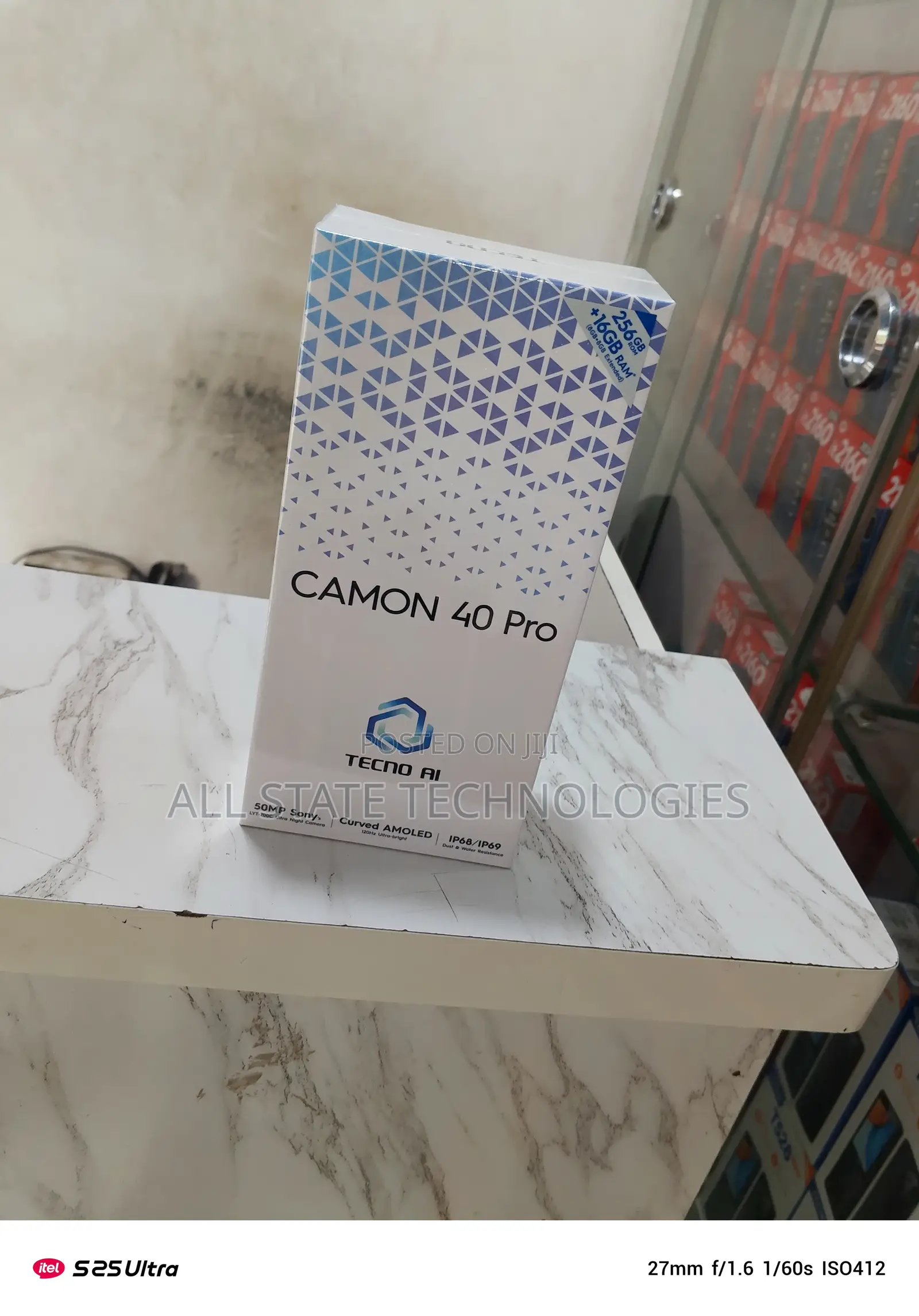 New Tecno Camon 40 Pro 256 GB Black