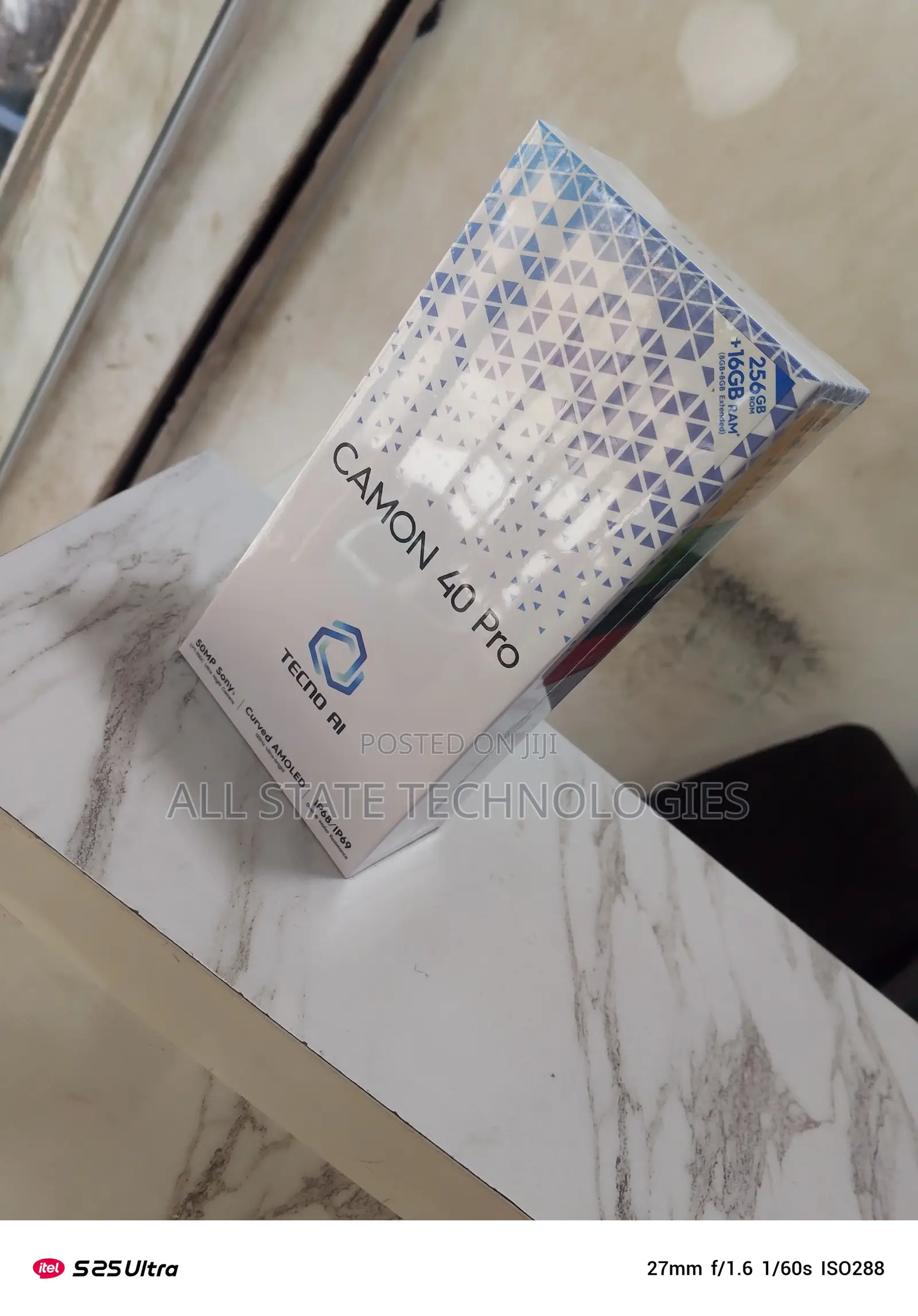 New Tecno Camon 40 Pro 256 GB Black