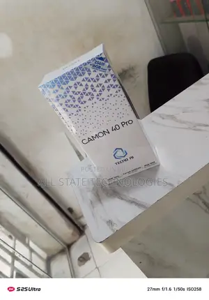 New Tecno Camon 40 Pro 256 GB Black