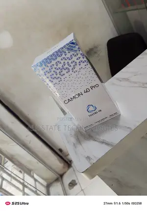 New Tecno Camon 40 Pro 256 GB Black