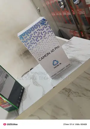 New Tecno Camon 40 Pro 256 GB Black