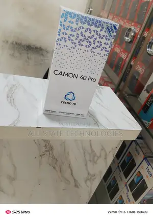 New Tecno Camon 40 Pro 256 GB Black
