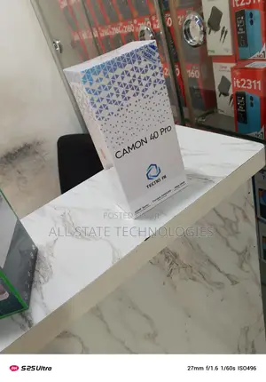 New Tecno Camon 40 Pro 256 GB Black