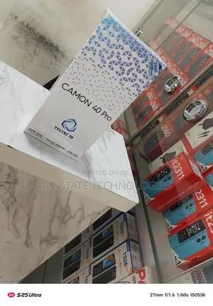 New Tecno Camon 40 Pro 256 GB Black
