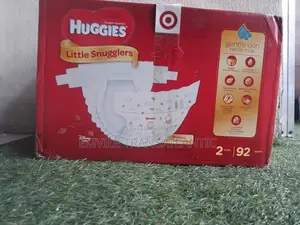 Huggies Little Snugglers (Size 2, 92 Count) Diapers Directly From Usa