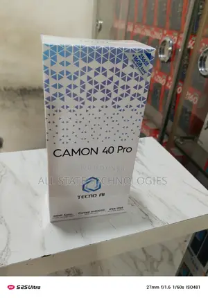 New Tecno Camon 40 Pro 256 GB Black